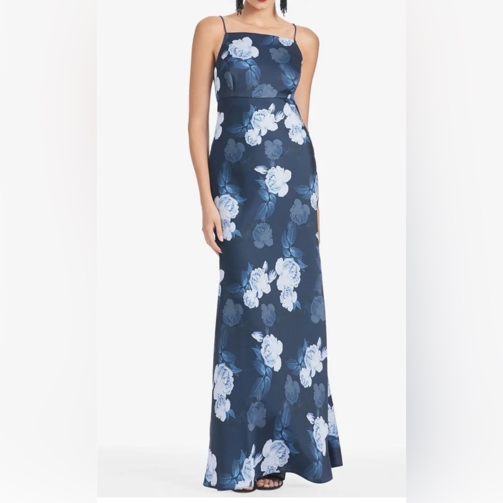 Sachin & Babi Shyla Floral Print Gown size 2 NWT - Picture 1 of 12